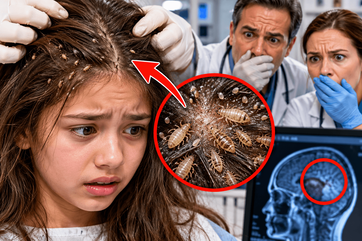 À 12 Ans, Maria a Subi un Soin Capillaire dans un Salon — Mais Quelques Jours Plus Tard, Ses Cheveux Étaient Remplis de Poux, et Ce Que les Médecins Ont Découvert dans sa Tête a Choqué Tout le Monde !